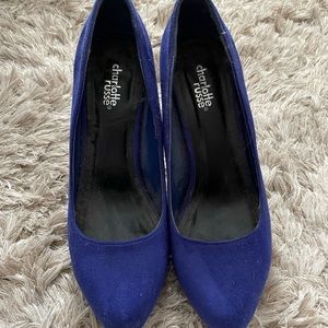 Size 8 blue heels